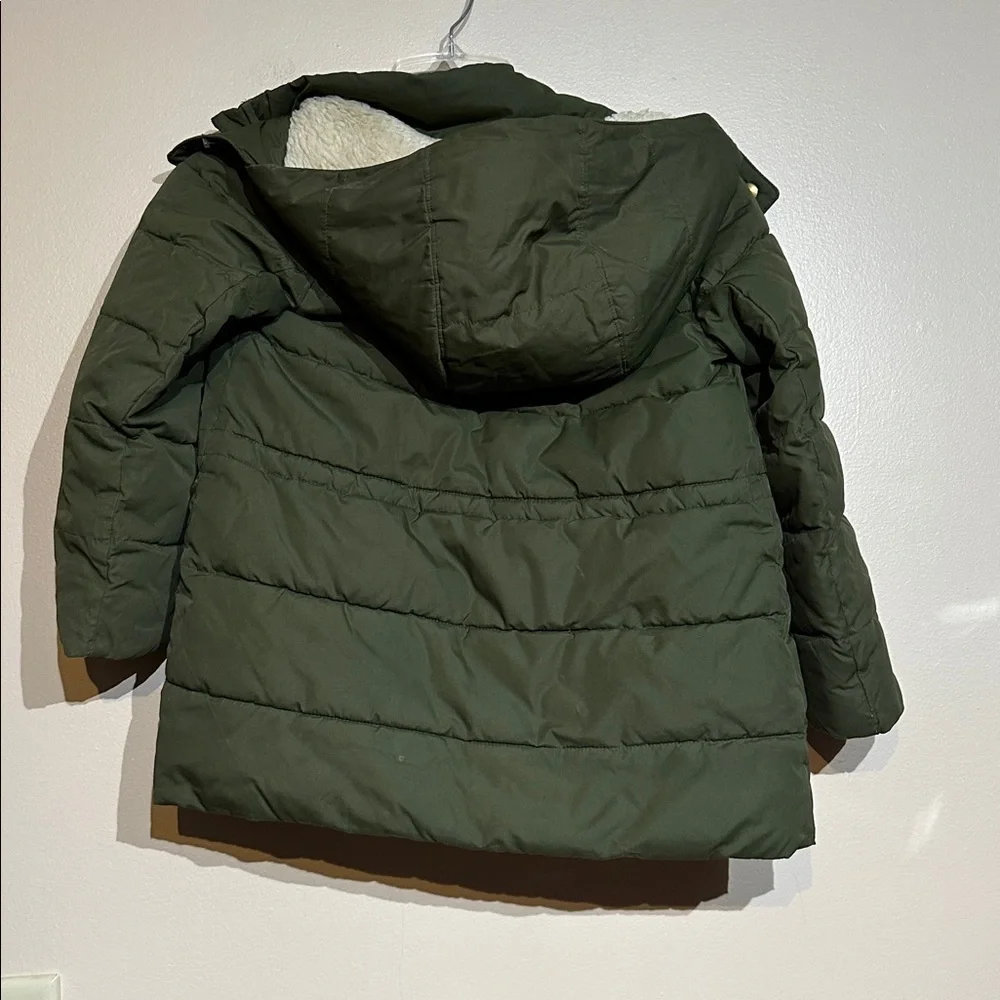 J. Crew Kids Olive Puffer Jacket